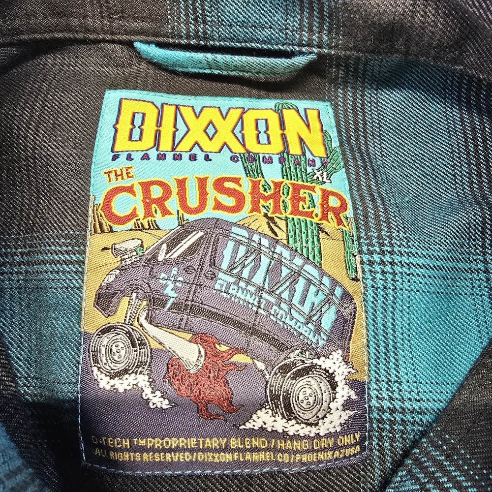 Dixxon Flannel  The Crusher Pearl Snap Flannel Mens Size XL - Picture 2 of 9